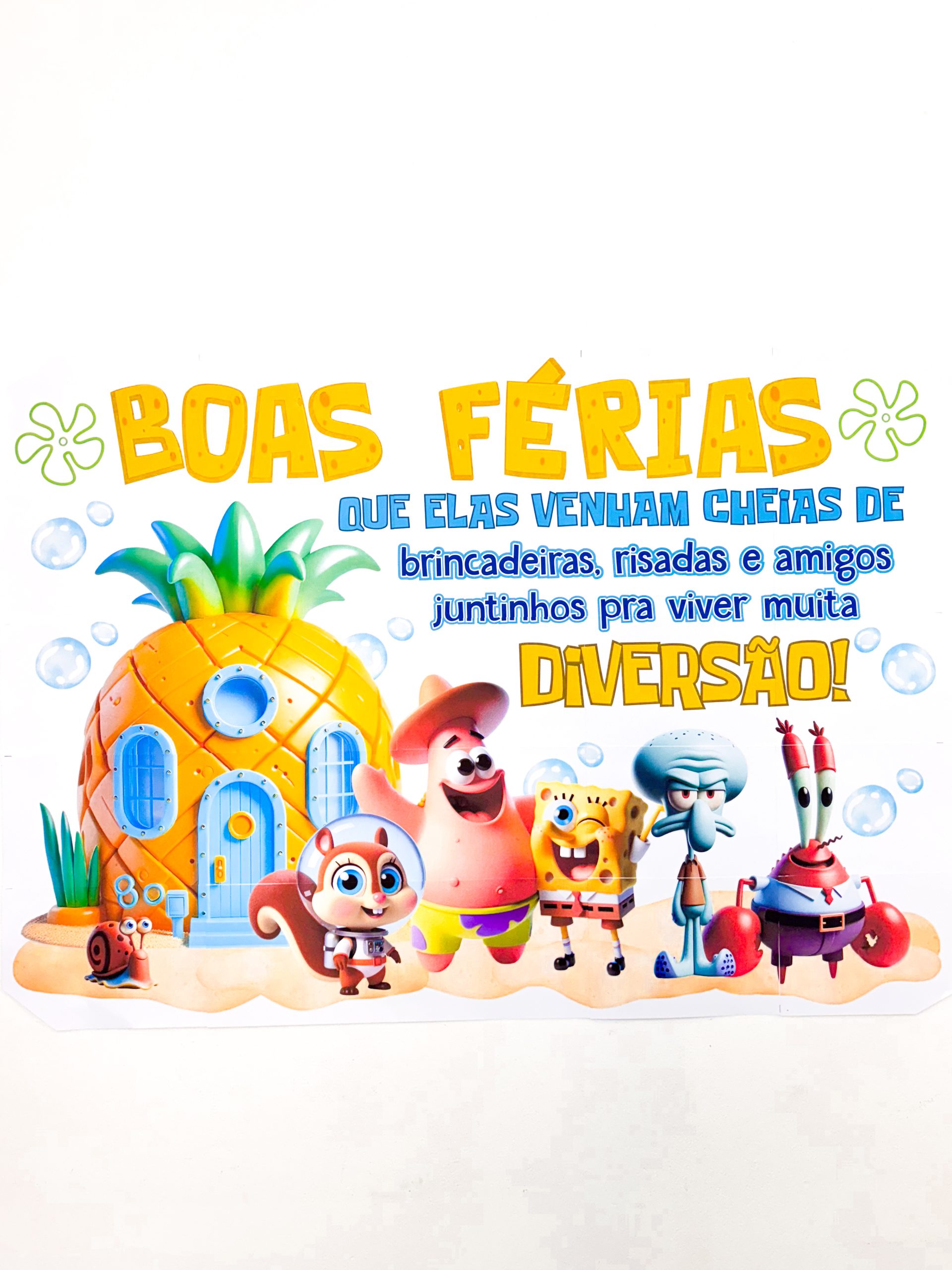 Painel Férias – Bob Esponja - Imagem 3