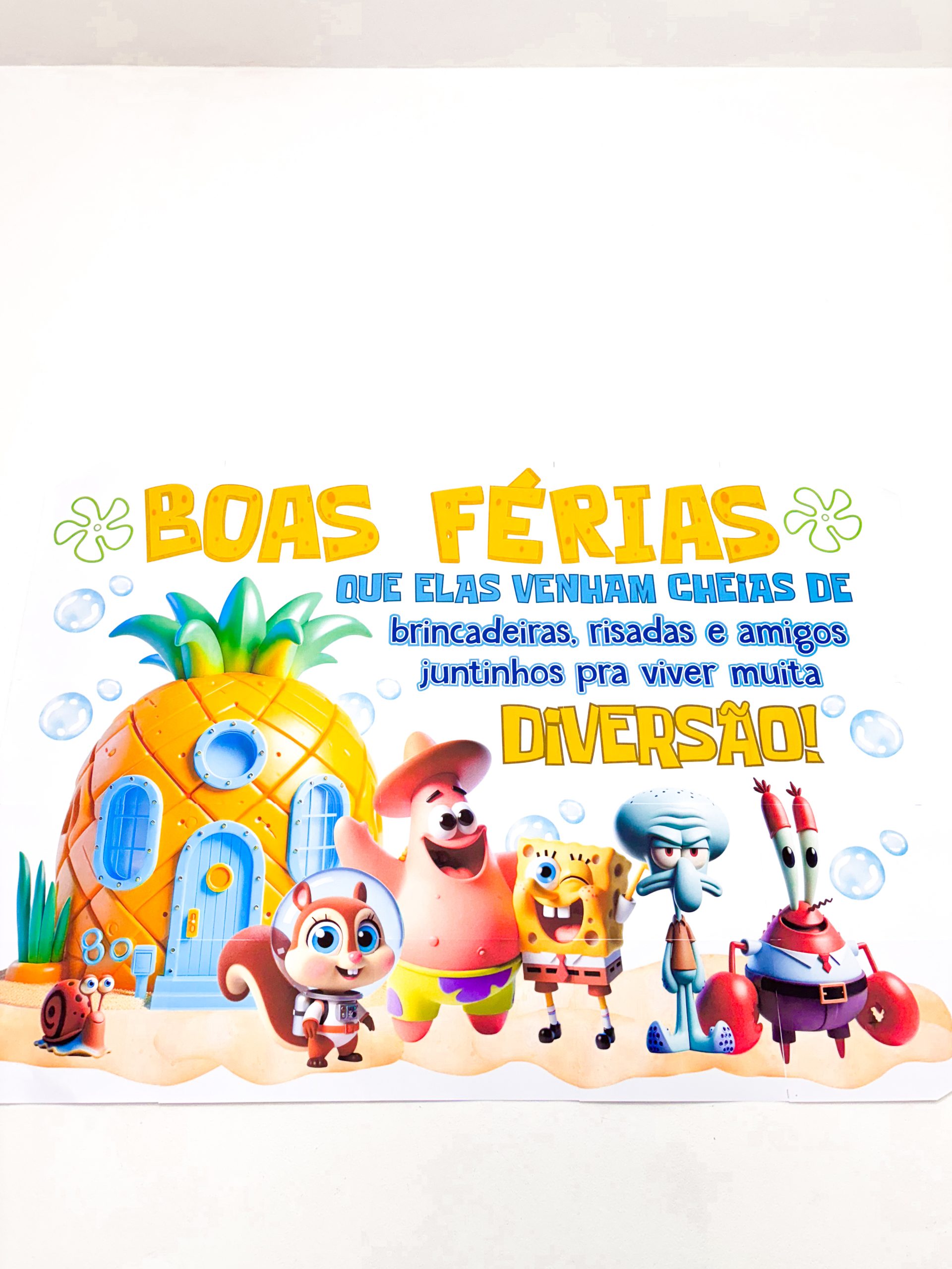 Painel Férias – Bob Esponja - Imagem 2