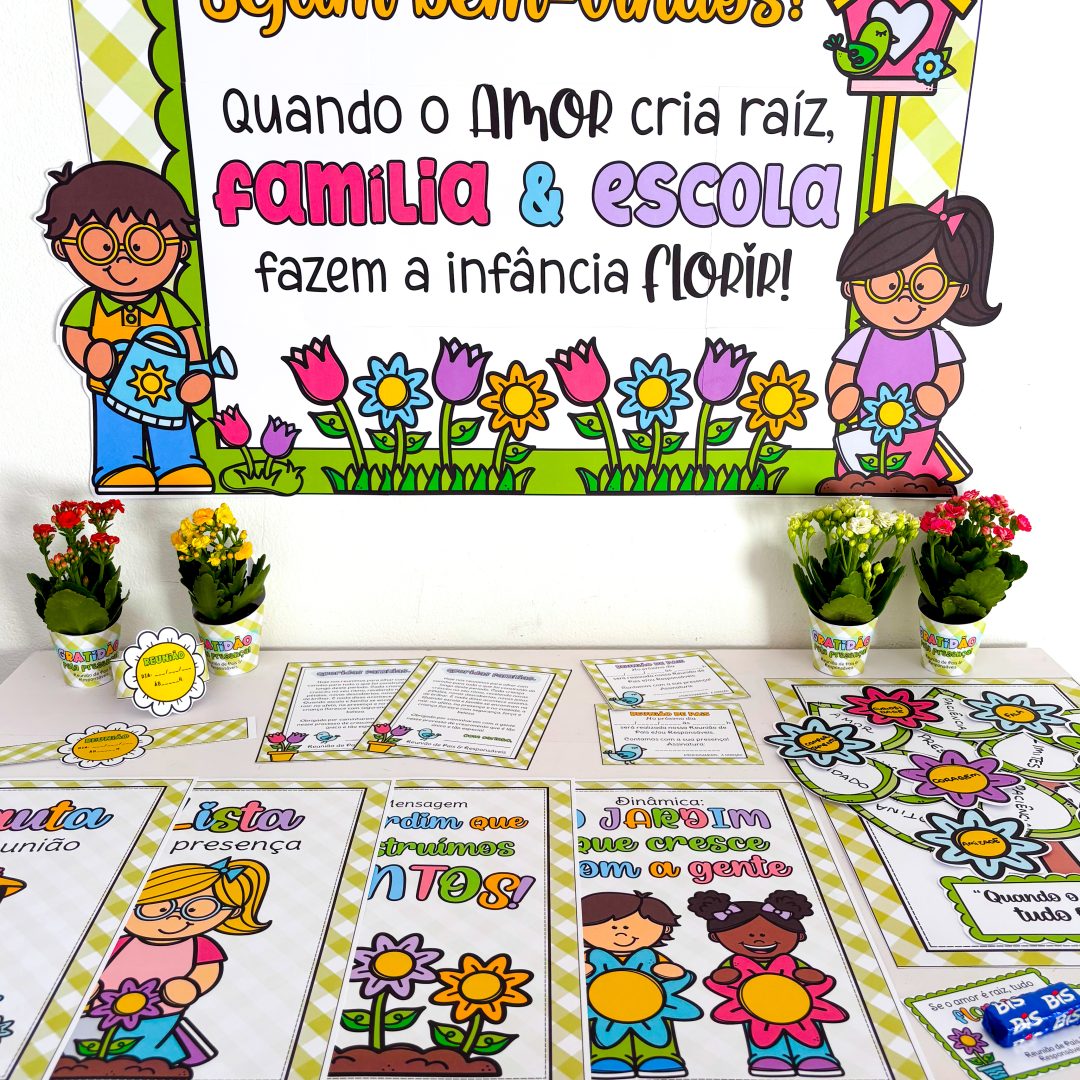 Kit Reunião de Pais – Tema Florescer