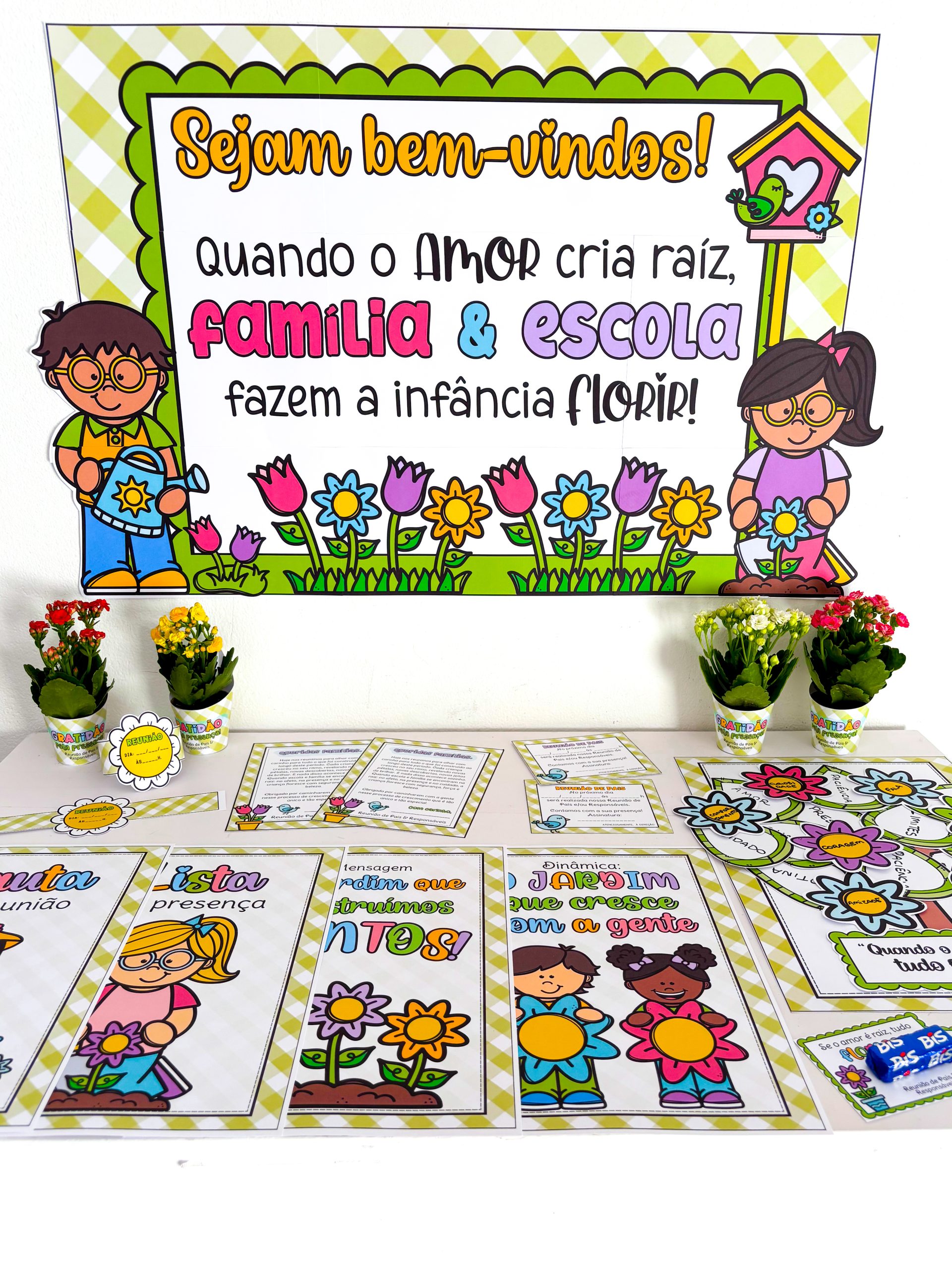 Kit Reunião de Pais – Tema Florescer