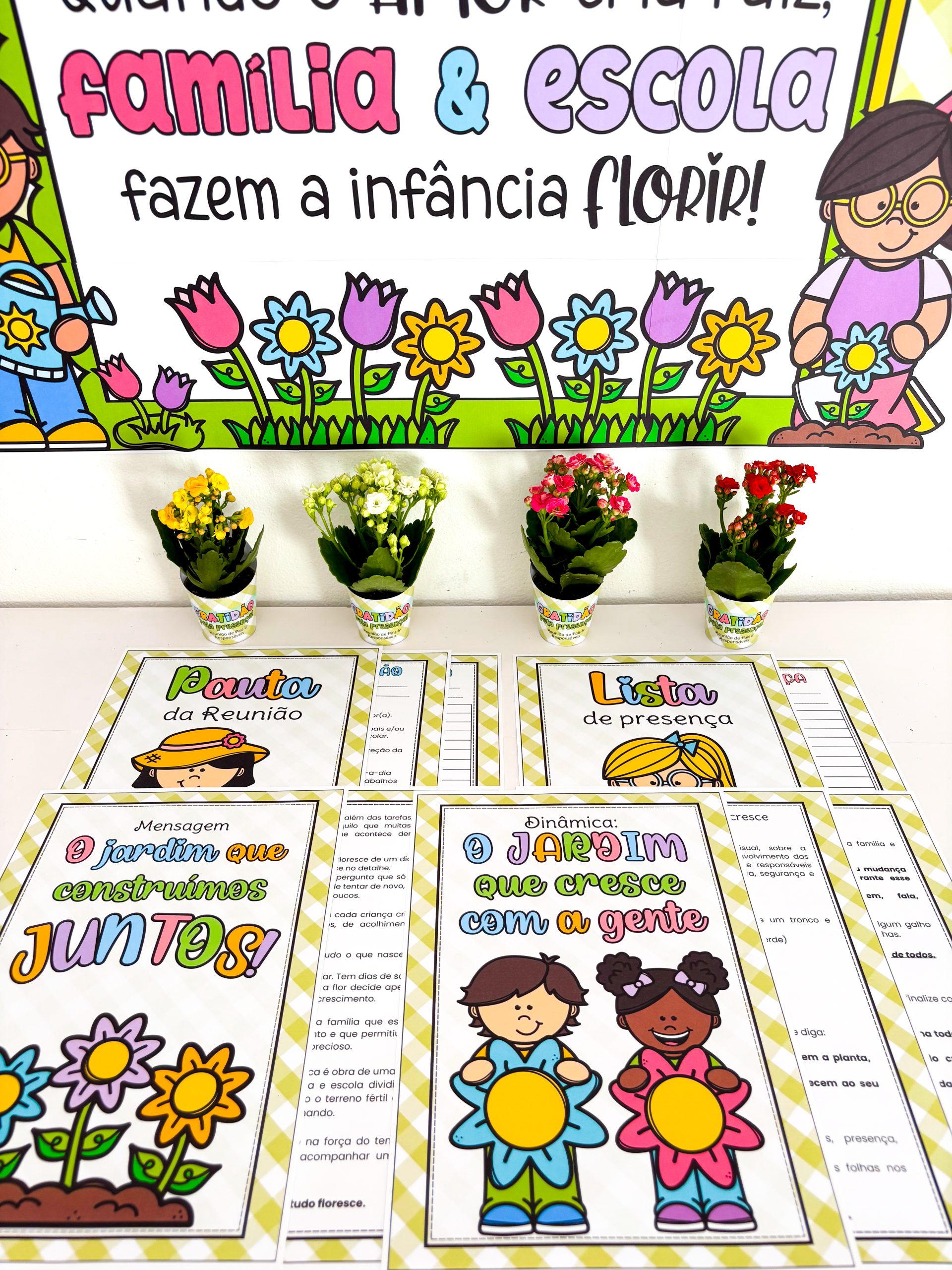 Kit Reunião de Pais – Tema Florescer - Imagem 7