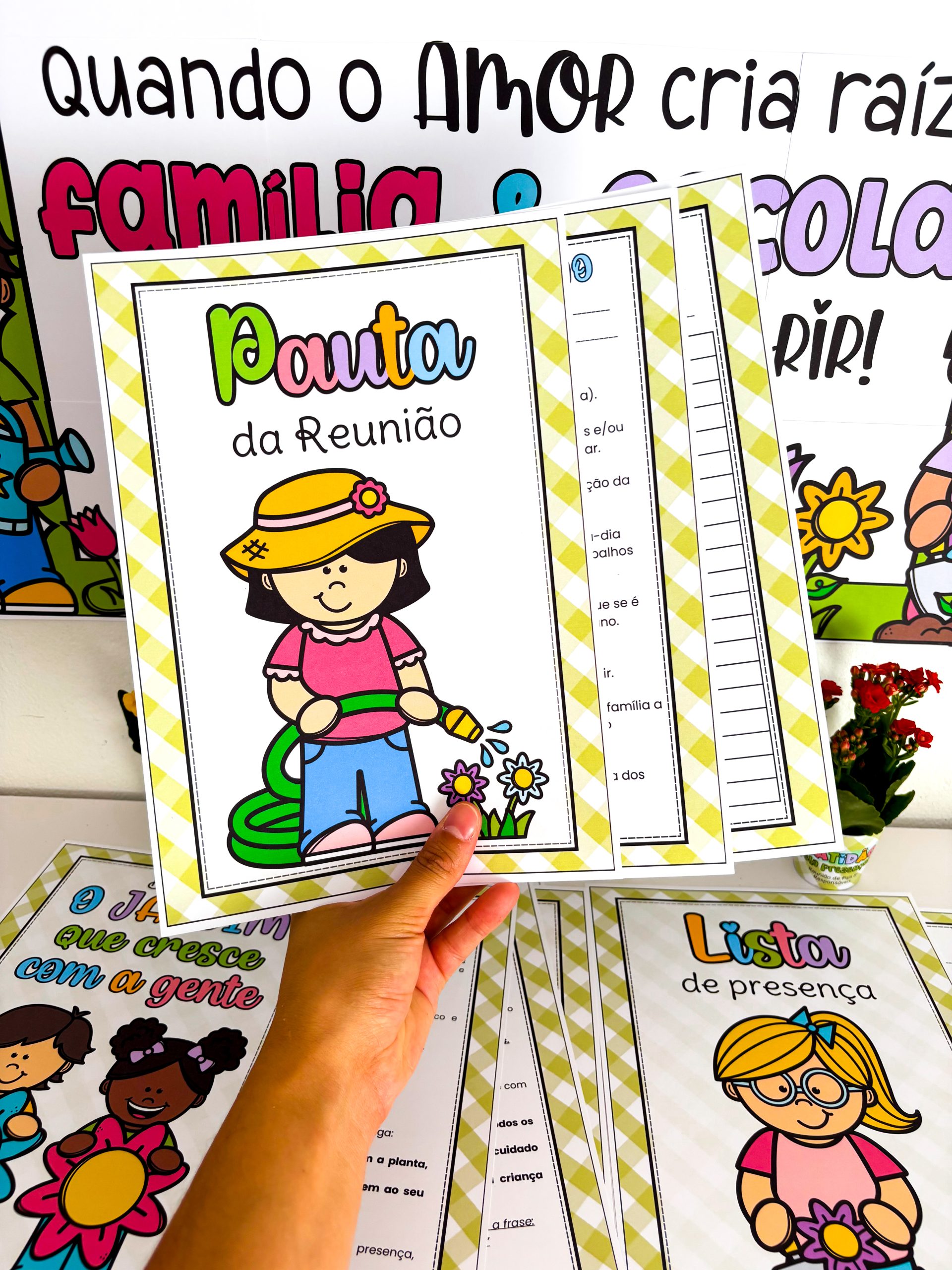 Kit Reunião de Pais – Tema Florescer - Imagem 3