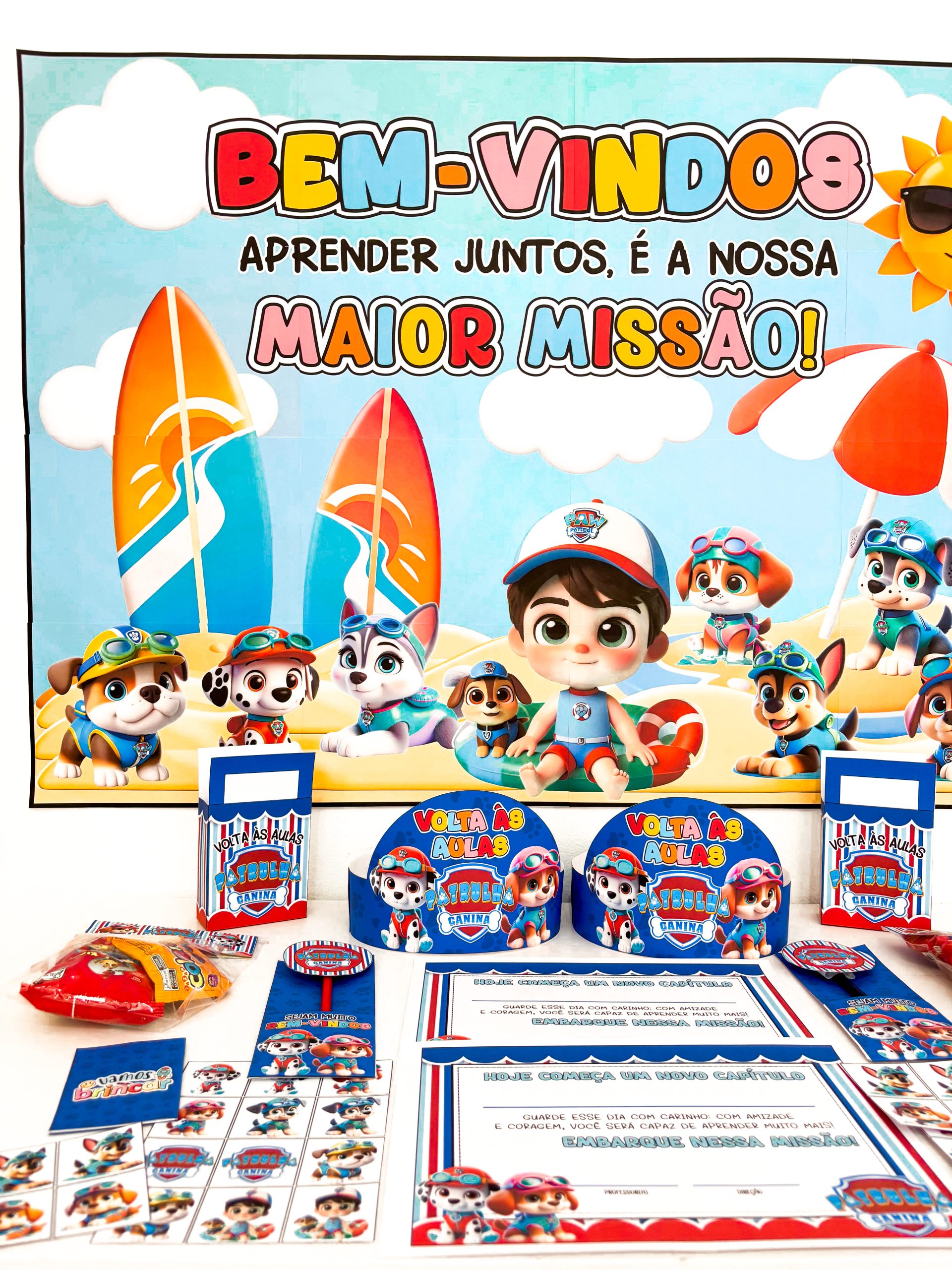 Kit Volta às Aulas – Patrulha Canina