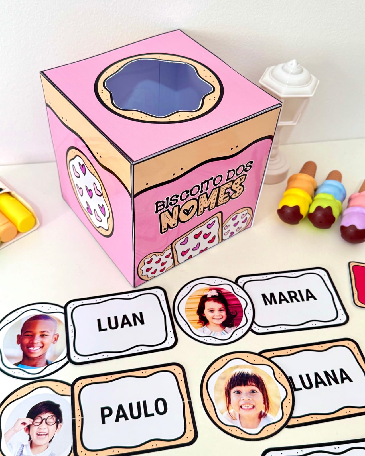 KIT BISCOITO DOS NOMES +ATIVIDADES NOME PRÓPRIO - Imagem 9