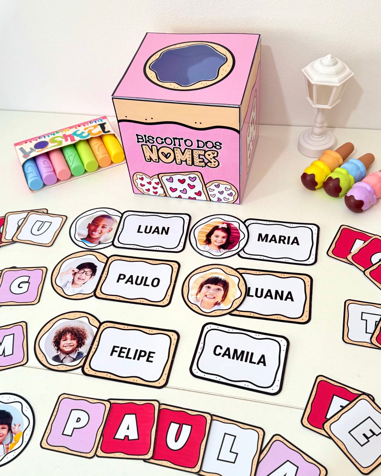 KIT BISCOITO DOS NOMES +ATIVIDADES NOME PRÓPRIO - Imagem 10