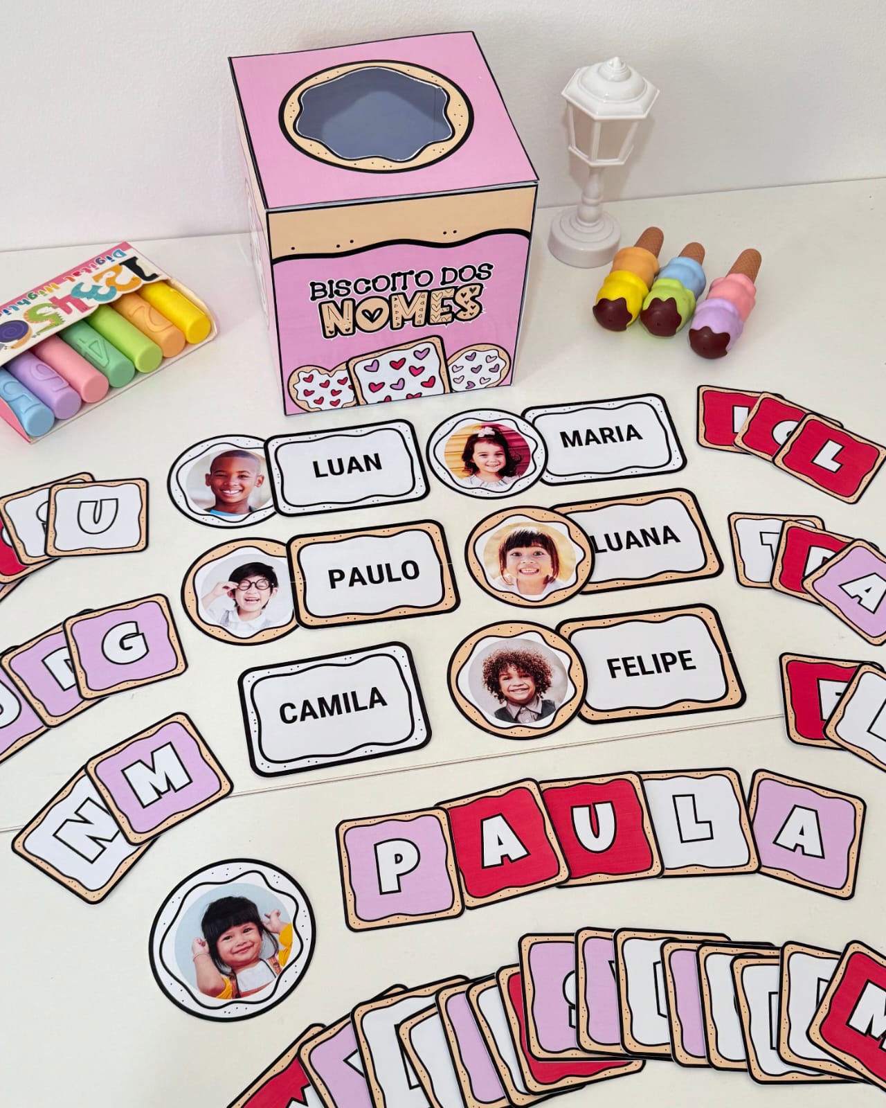 KIT BISCOITO DOS NOMES +ATIVIDADES NOME PRÓPRIO - Imagem 11