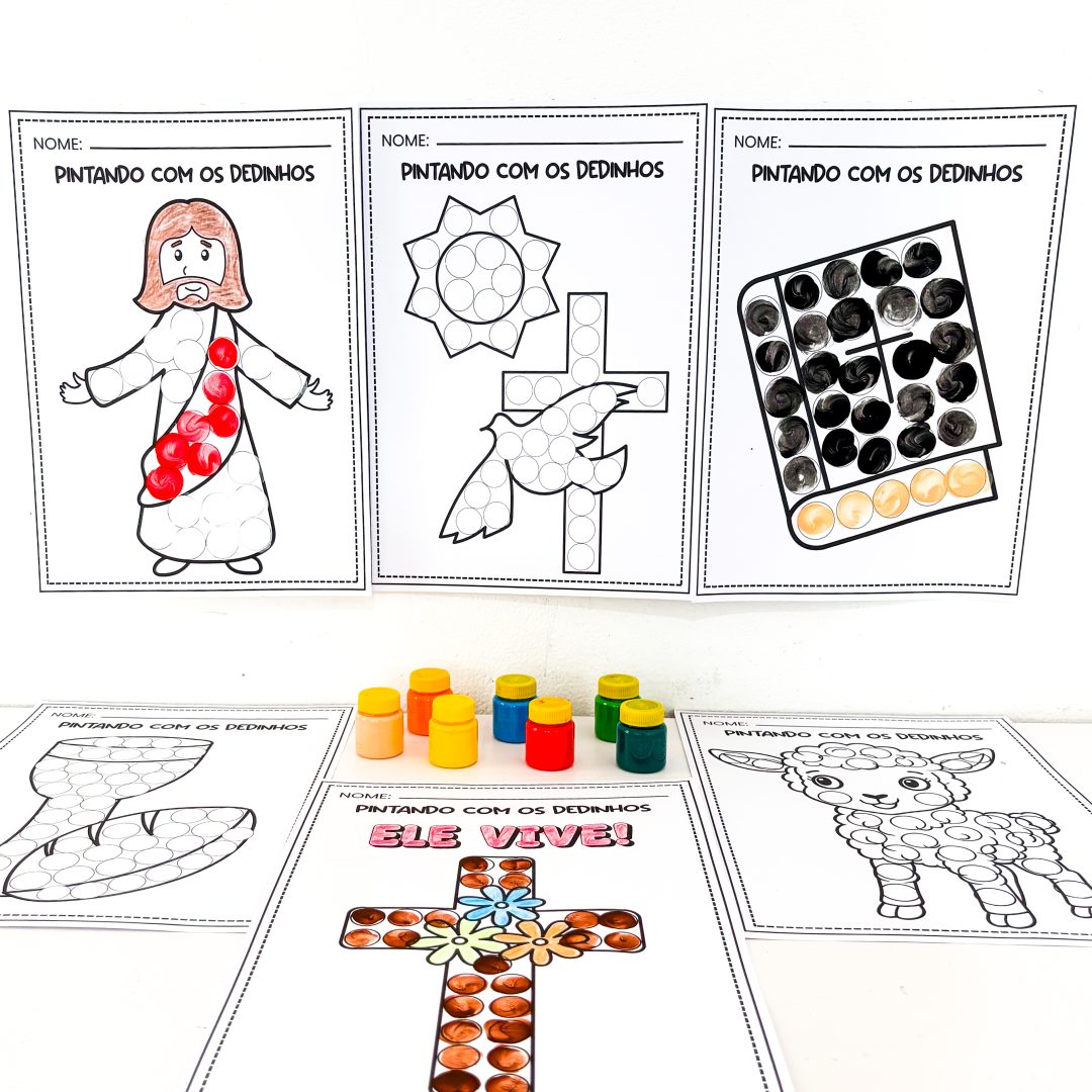 PINTANDO COM OS DEDINHOS