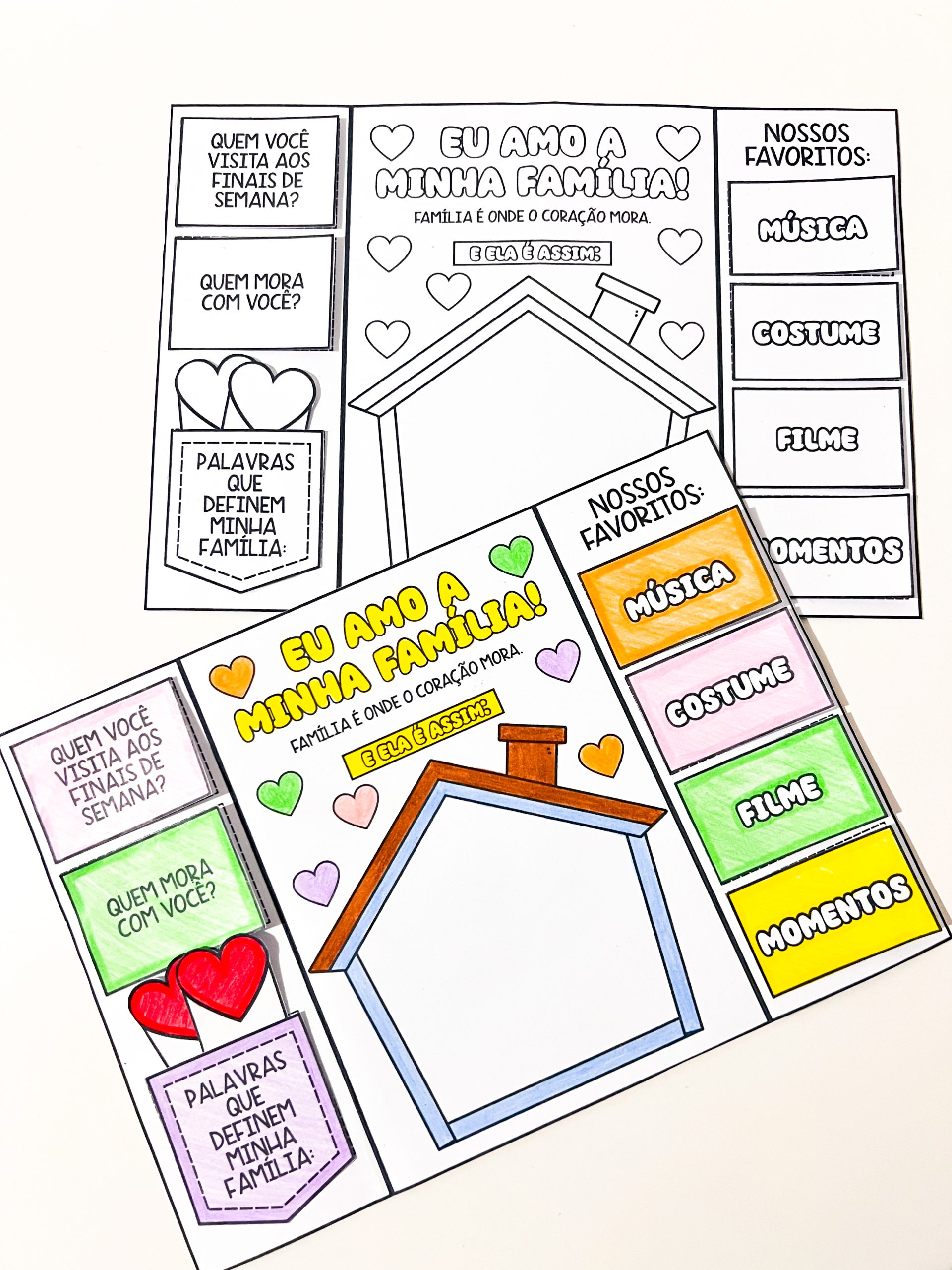 LAPBOOK SOBRE MINHA FAMÍLIA - Imagem 2