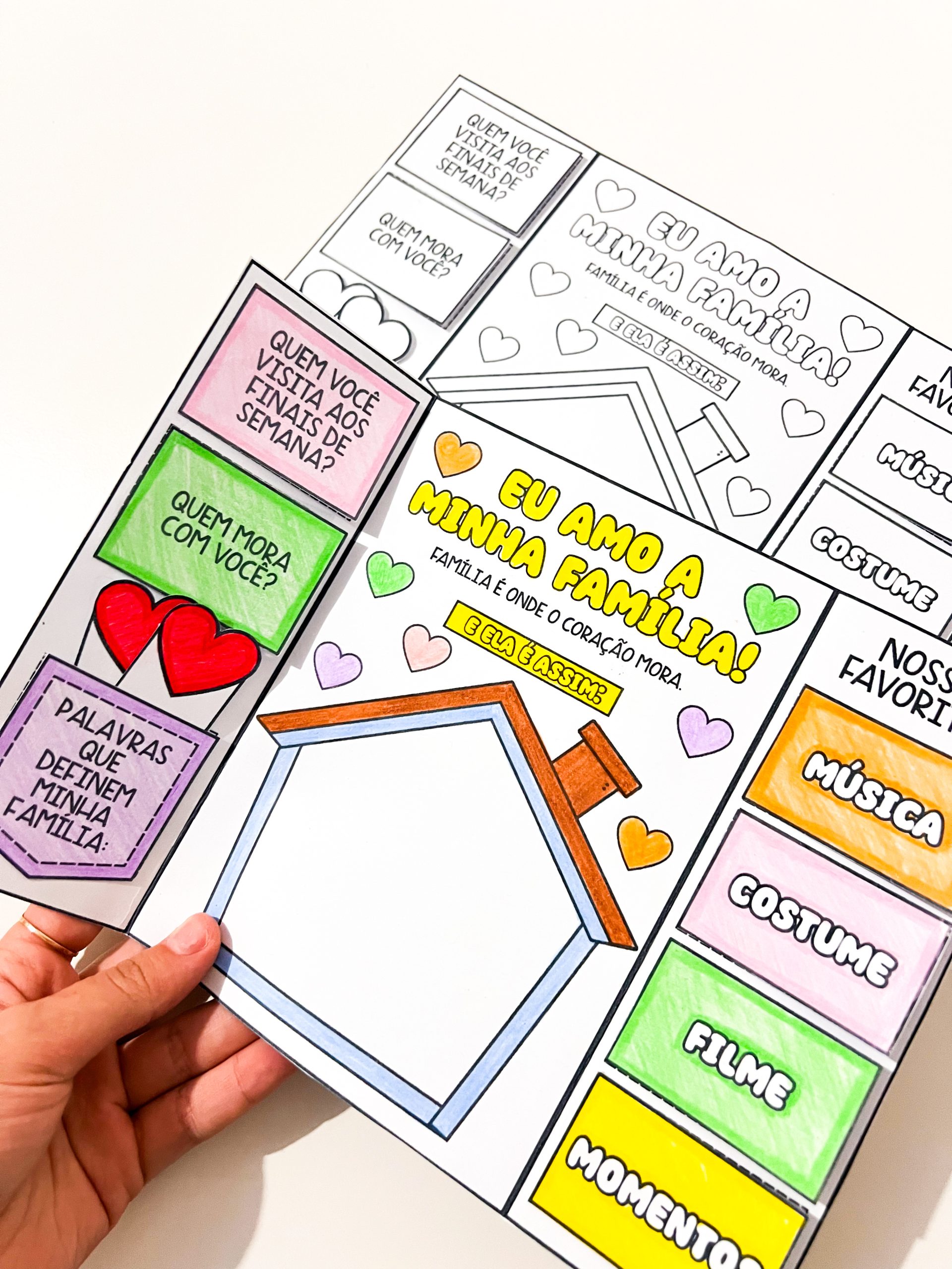 LAPBOOK SOBRE MINHA FAMÍLIA - Imagem 3