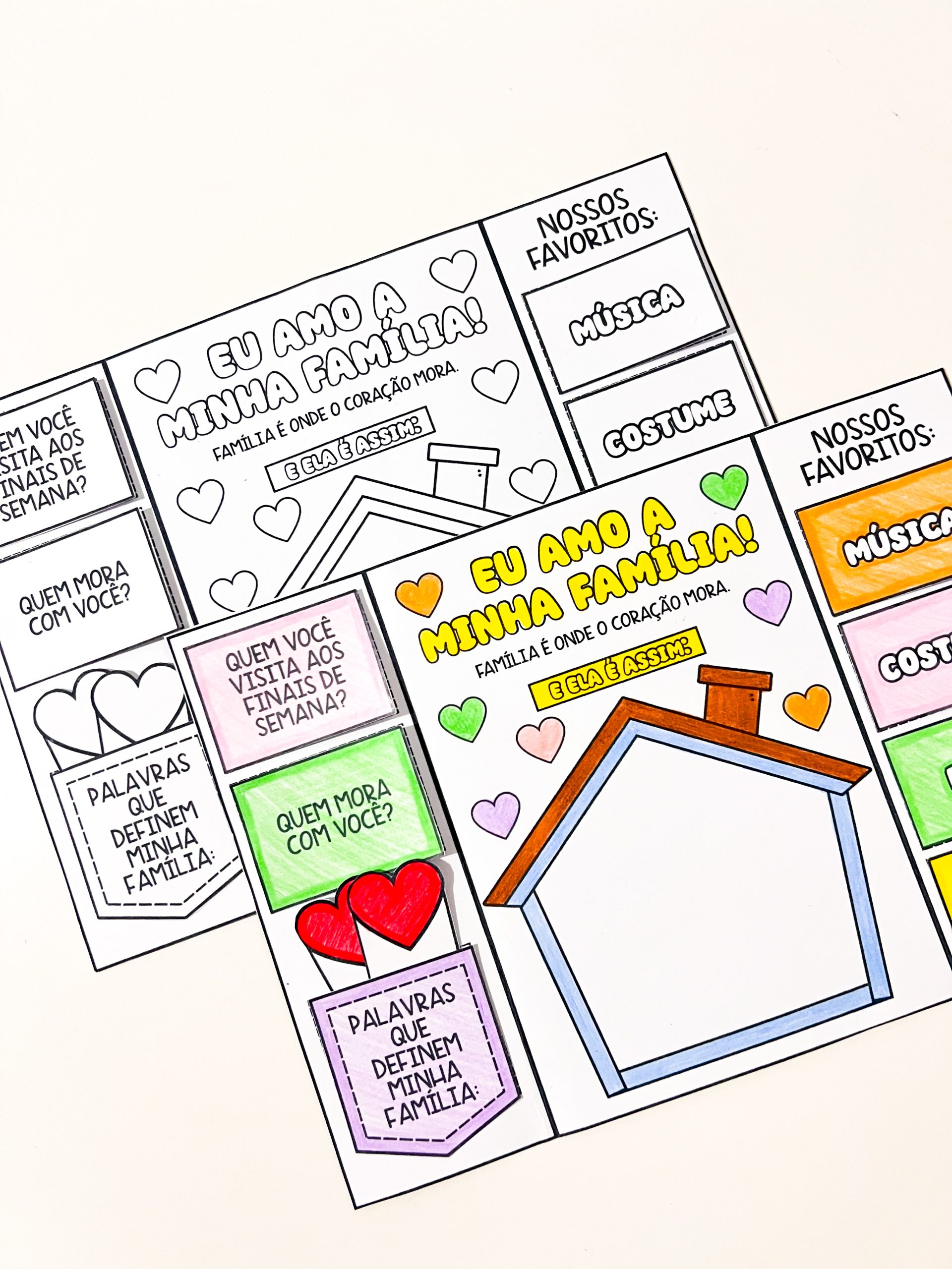 LAPBOOK SOBRE MINHA FAMÍLIA - Imagem 8