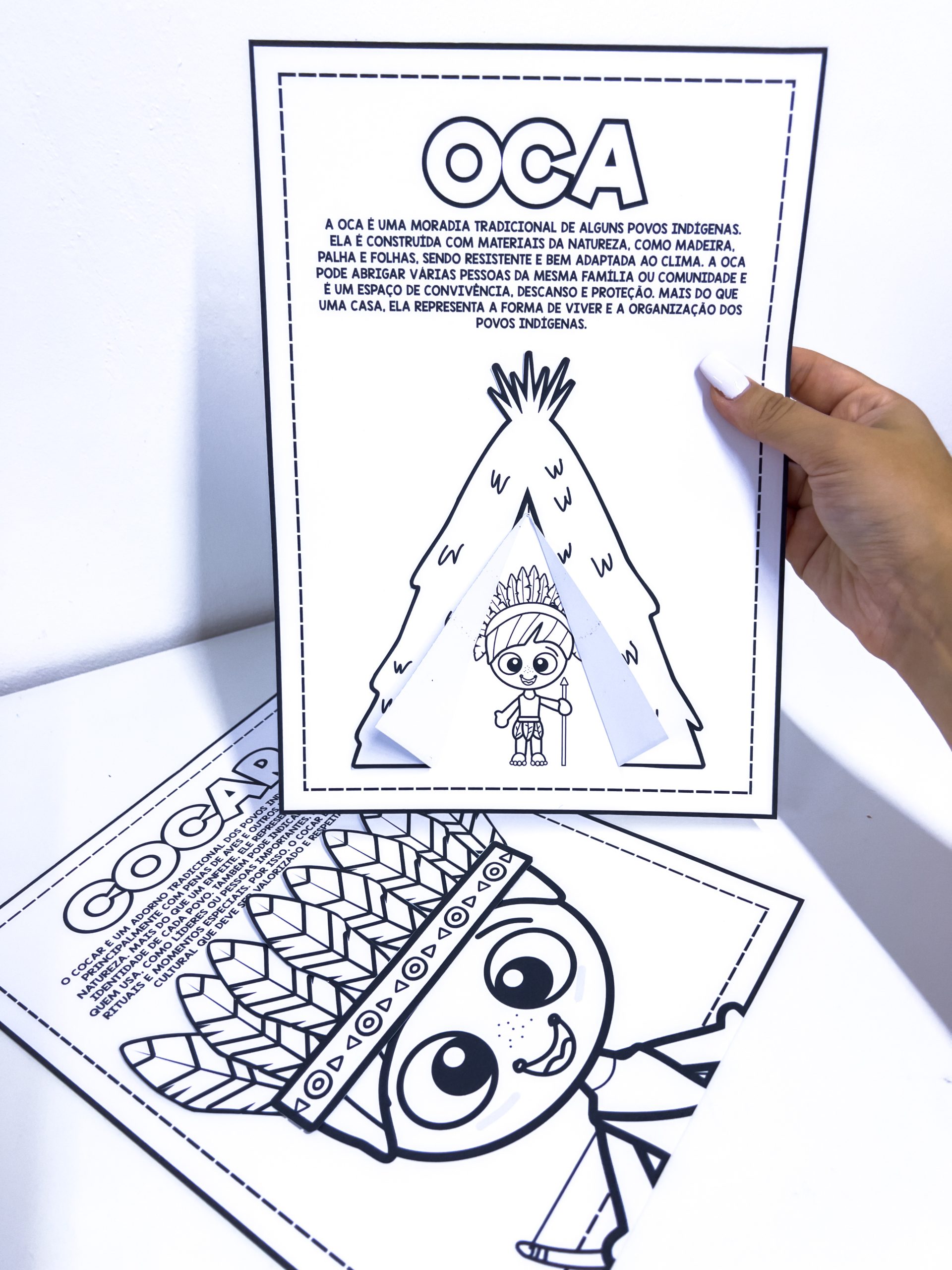 ATIVIDADE INTERATIVA OCA E COCAR DIA DOS POVOS INDÍGENAS - Imagem 3