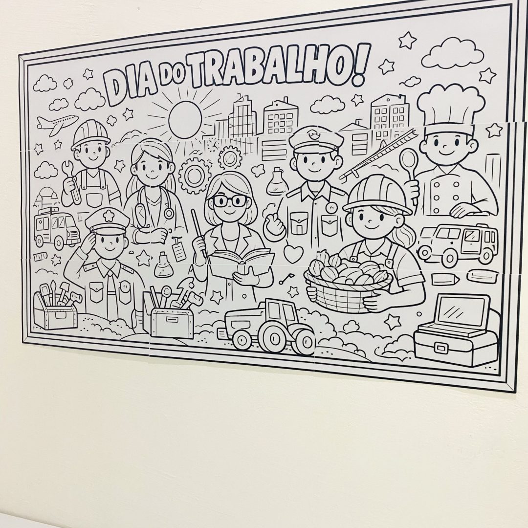 PAINEL PINTURA COLETIVA – DIA DO TRABALHO