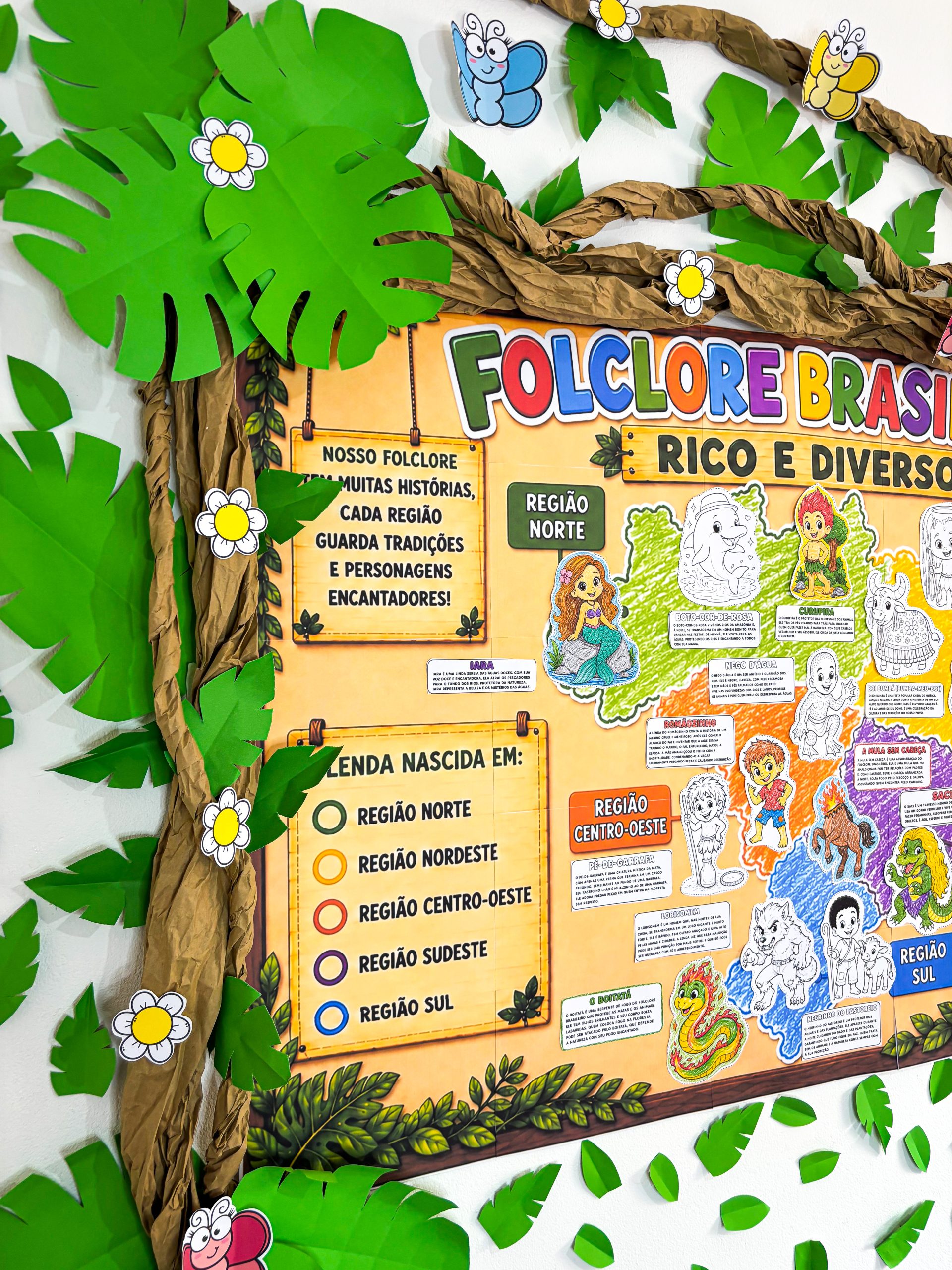 FOLCLORE BRASILEIRO RICO E DIVERSO (MAPA DAS LENDAS) - Imagem 6