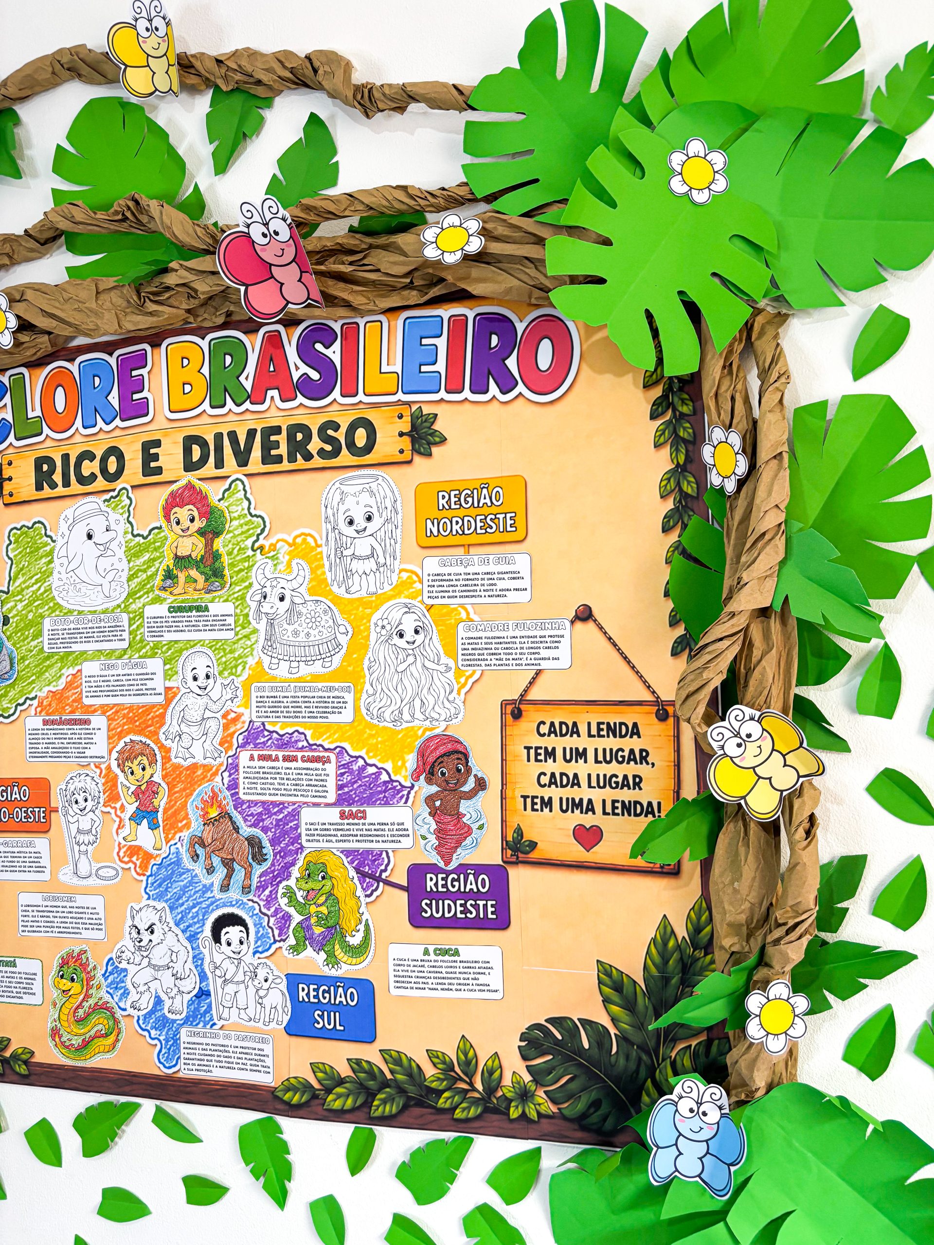 FOLCLORE BRASILEIRO RICO E DIVERSO (MAPA DAS LENDAS) - Imagem 13