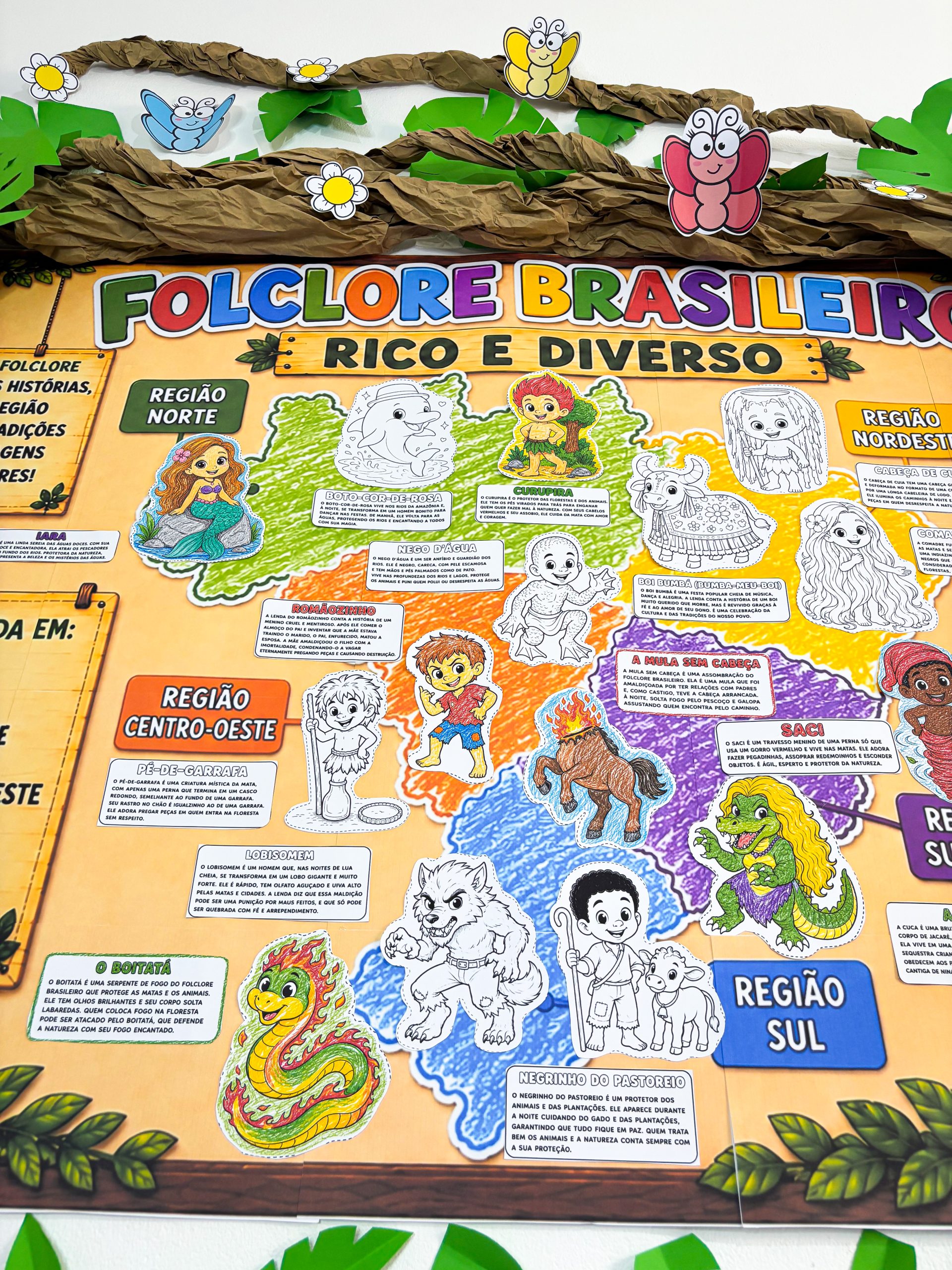 FOLCLORE BRASILEIRO RICO E DIVERSO (MAPA DAS LENDAS) - Imagem 11