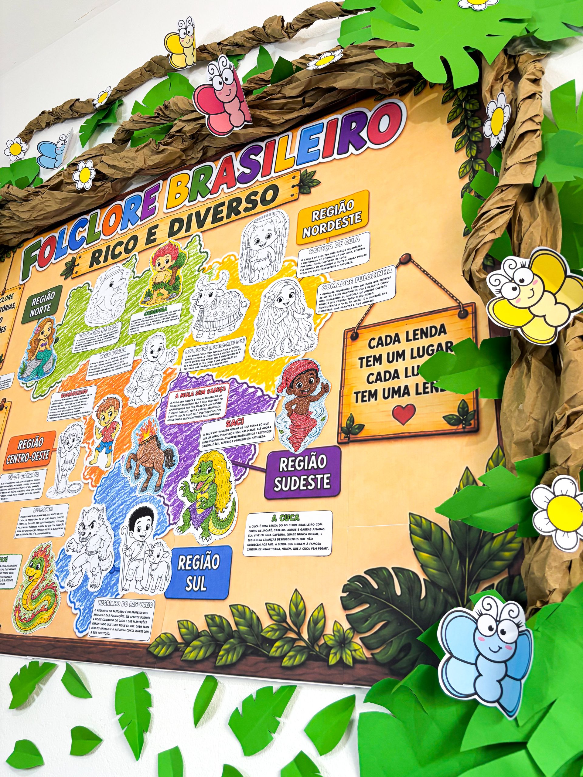 FOLCLORE BRASILEIRO RICO E DIVERSO (MAPA DAS LENDAS) - Imagem 15